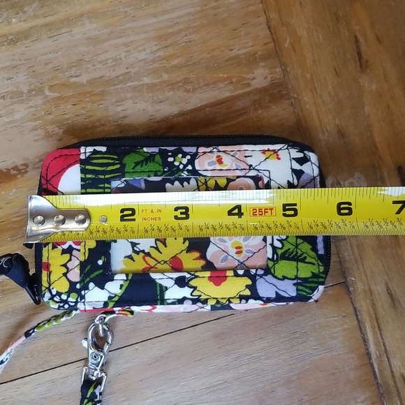 Vera Bradley Small Floral Pattern Wallet Wristlet - Picture 7 of 9